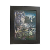 Wolf & Bike 3D Picture PTD58