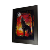 Howling Moon Wolf 3D Picture PTD62