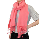 72" Solid Color Thick Winter Scarf