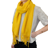 72" Solid Color Thick Winter Scarf