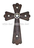 15" Texas Lone Star Wall Cross