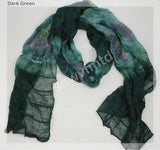 72" Gradient Soft Wrinkled Scarf