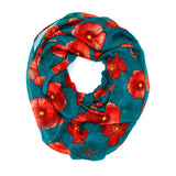 BULK/LOT SALE 64" Poppy Floral Print Infinity BUYING ALL ONLY