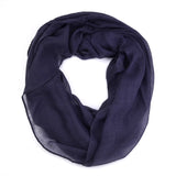 64" Solid Color Infinity Scarf