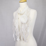 BULK/LOT SALE 68" Sewing Flower Lace Scarf BUYING ALL ONLY